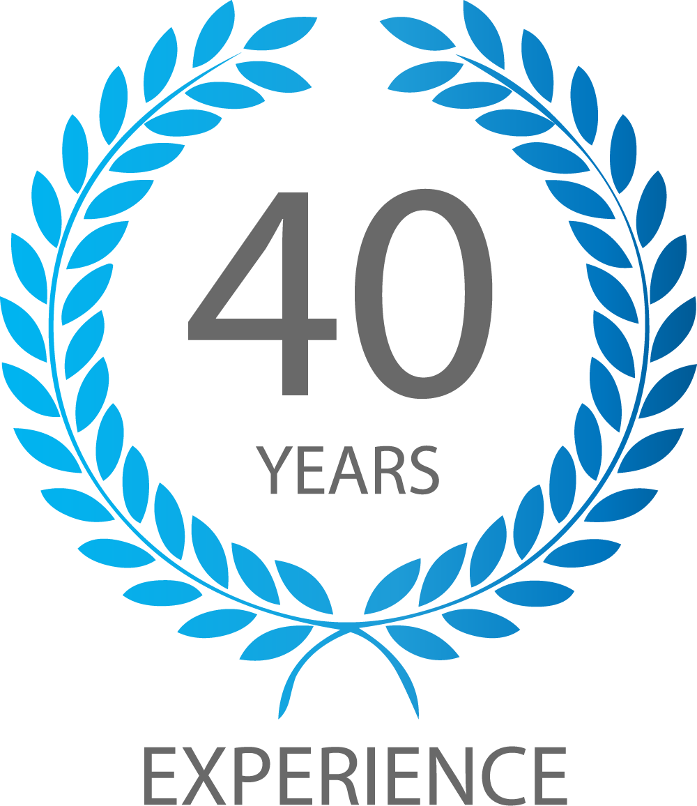 40 years of service logo